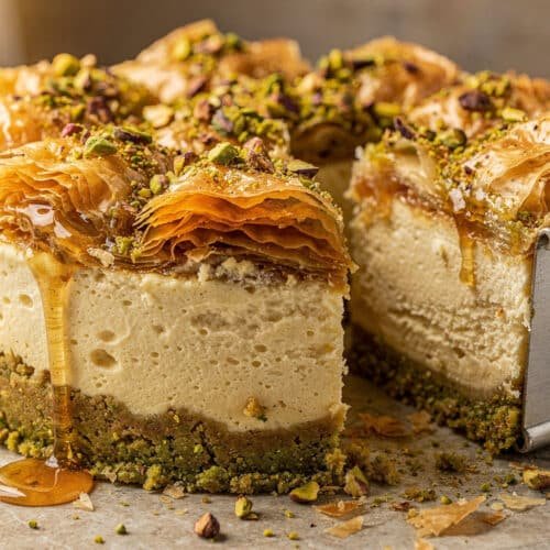 Baklava Pistachio Cheesecake featured image