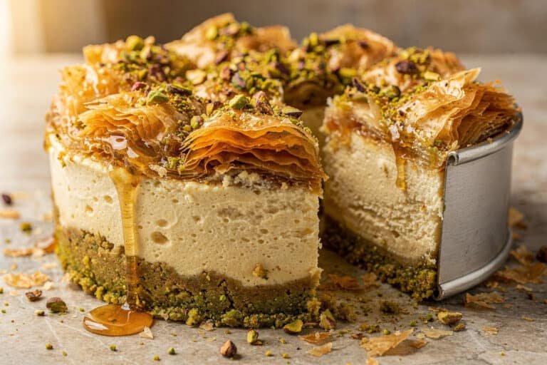 Baklava Pistachio Cheesecake featured image