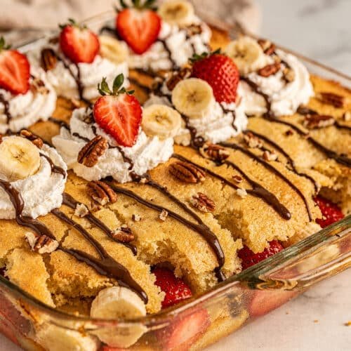 Banana Split Dump Cake featured image