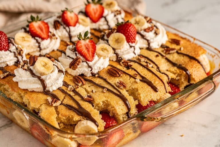 Banana Split Dump Cake featured image