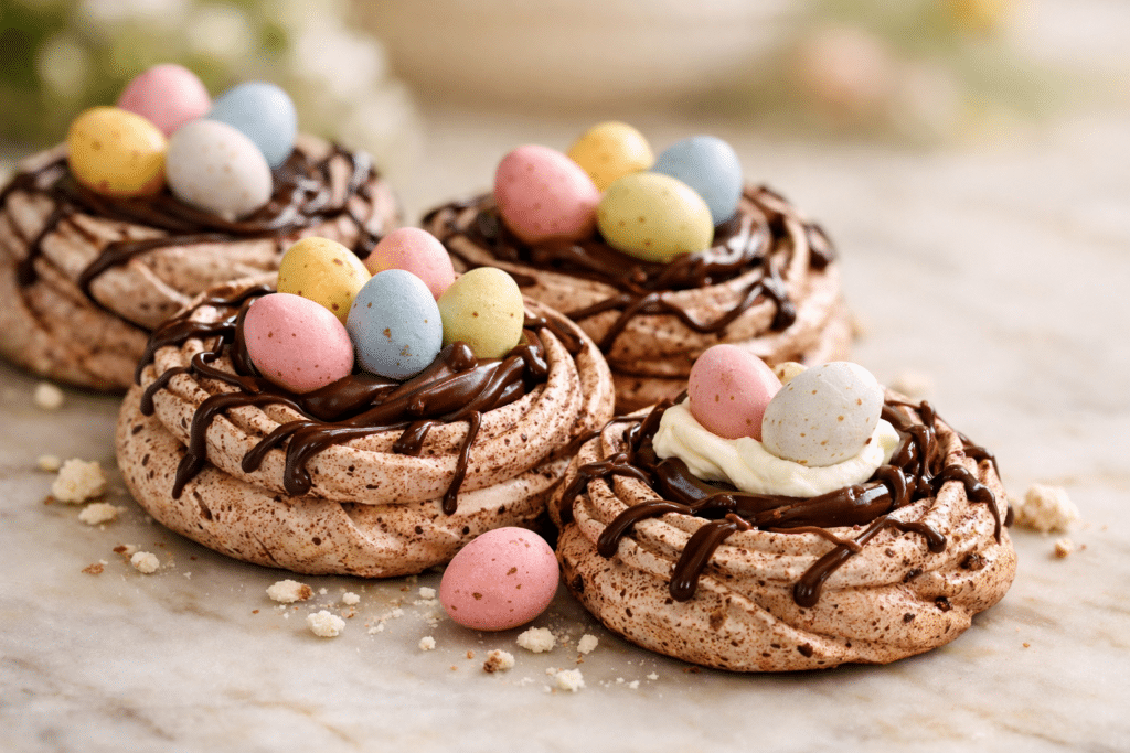 Chocolate Meringue Easter Nests featured image