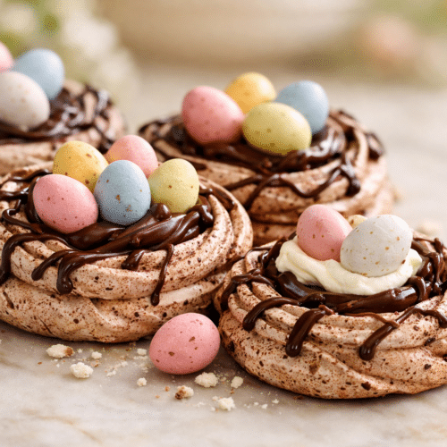Chocolate Meringue Easter Nests featured image