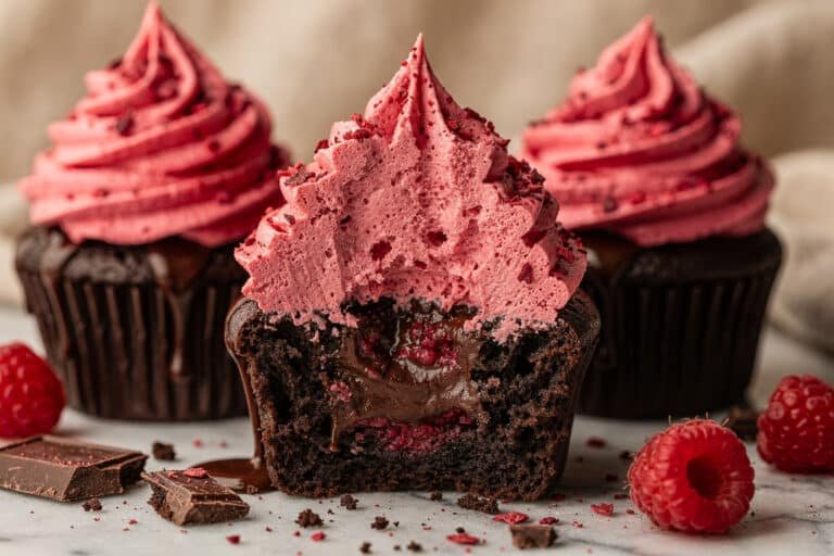 Chocolate Raspberry Cupcakes featured image