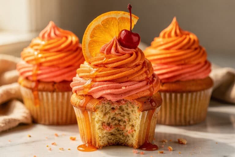 Citrus Juice Sunrise Cupcakes featured image