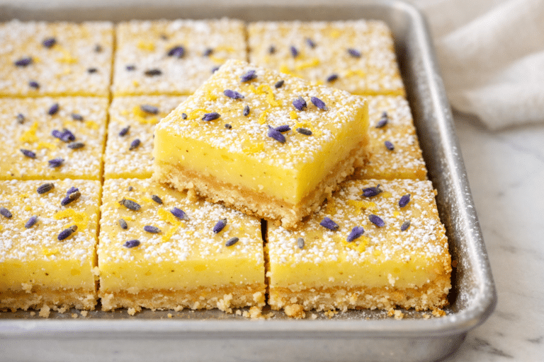 Taste to rate 10 Delicious Lavender Lemon Bars Recipe for Sweet Bliss featured image