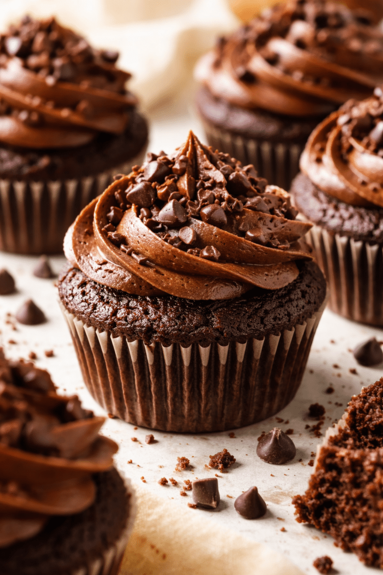 Homemade Moist Chocolate Cupcakes featured image