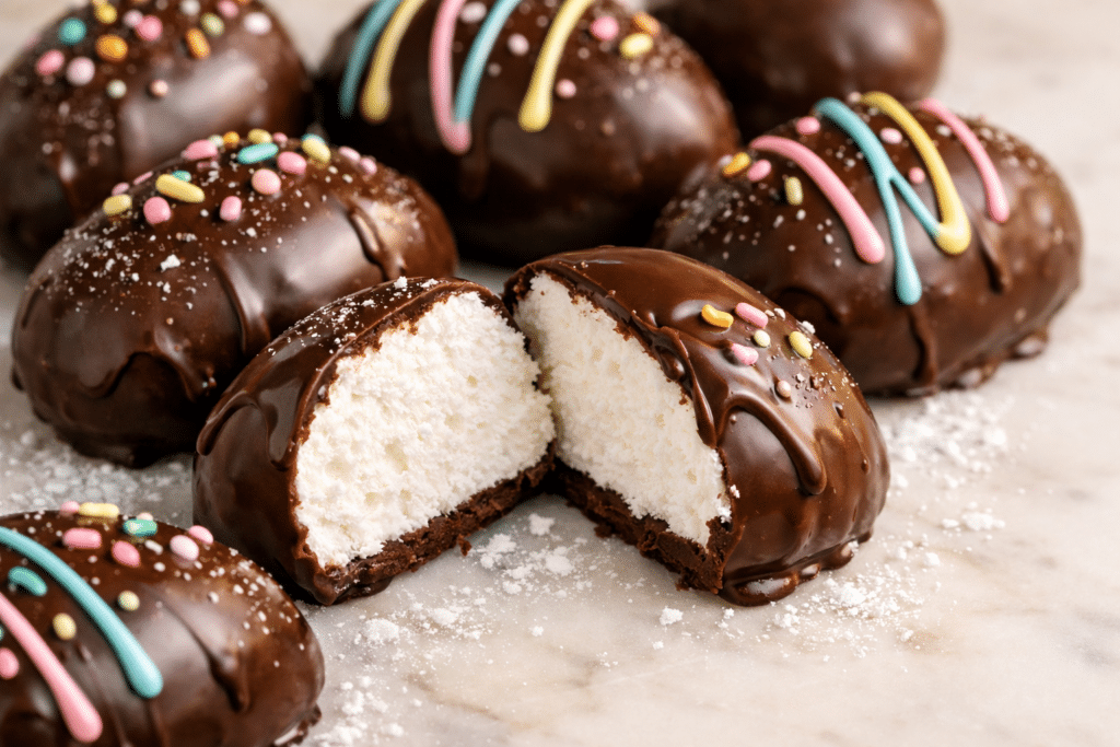 Homemade Vanilla Marshmallows Eggs featured image