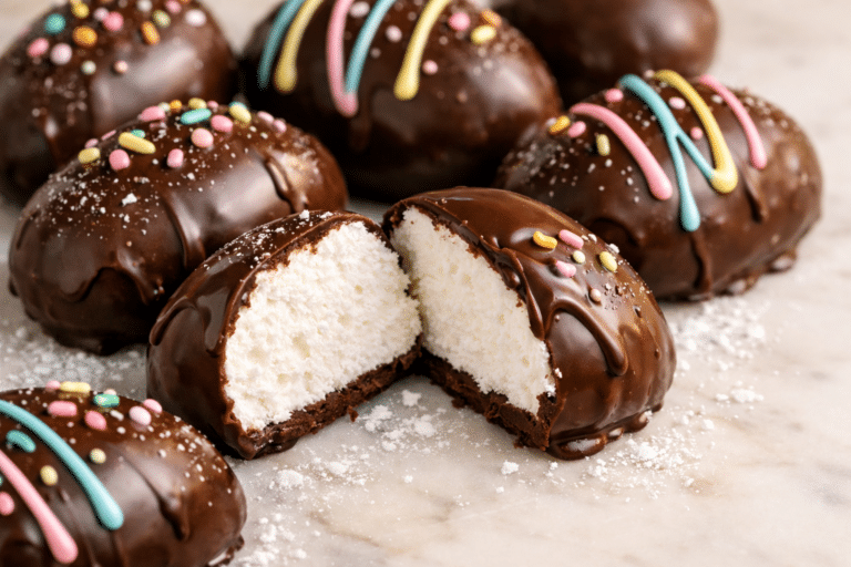 Homemade Vanilla Marshmallows Eggs featured image