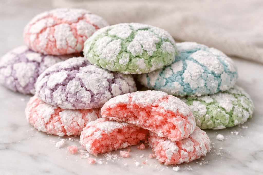 Pastel Crinkle Cookies featured image