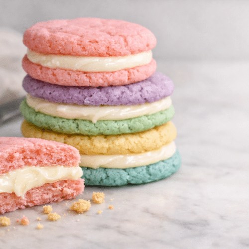 Pastel Sugar Cookie Sandwiches featured image