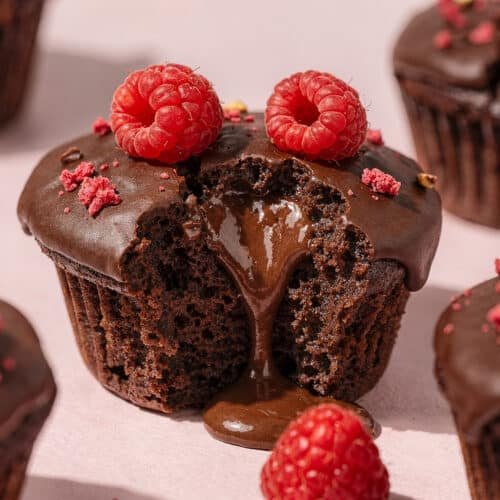 Raspberry Chocolate Lava Cupcakes featured image