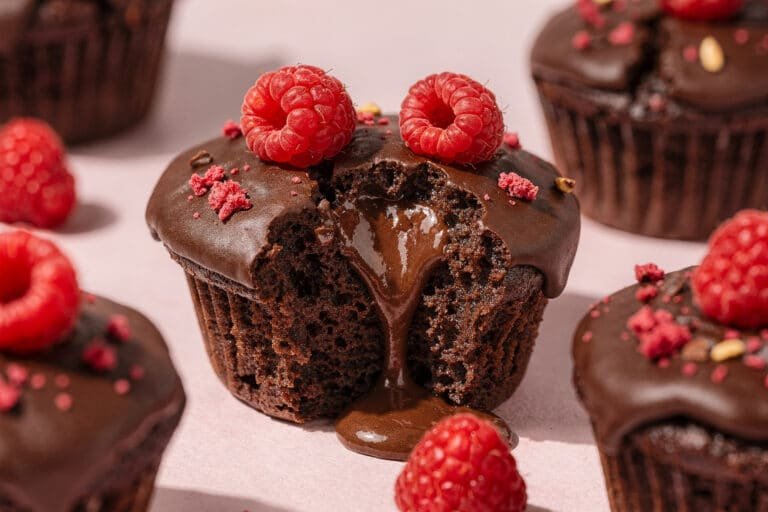 Raspberry Chocolate Lava Cupcakes featured image