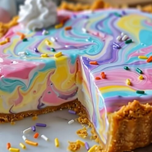 Easter Swirl Pie recipe card