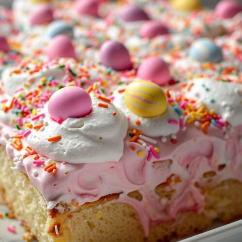 Easter Poke Cake Best Easy Easter Dessert recipe card