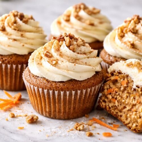 Carrot Cake Cupcakes recipe card