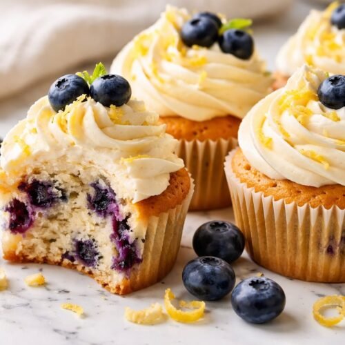 15 Spring Cupcake Ideas Inspired by Flowers, Fruit and Sunshine recipe card