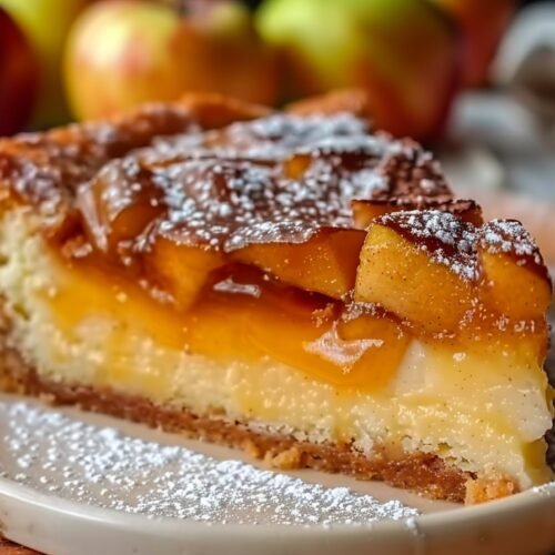 Apple Gooey Butter Cake recipe card