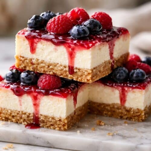 Sugar-Free Cheesecake Bars – A Guilt-Free Treat! recipe card