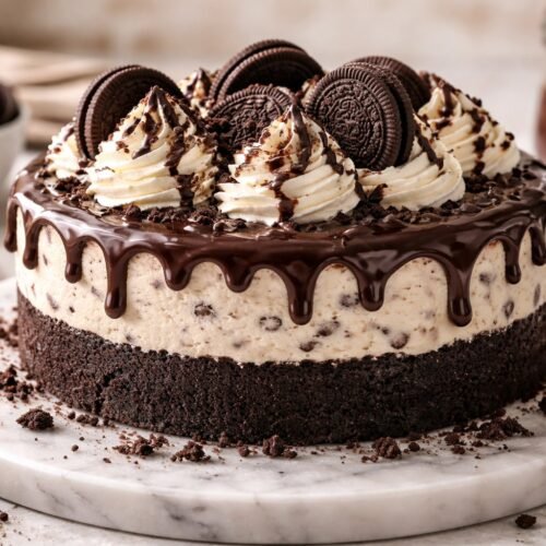 Oreo Mousse Cake recipe card