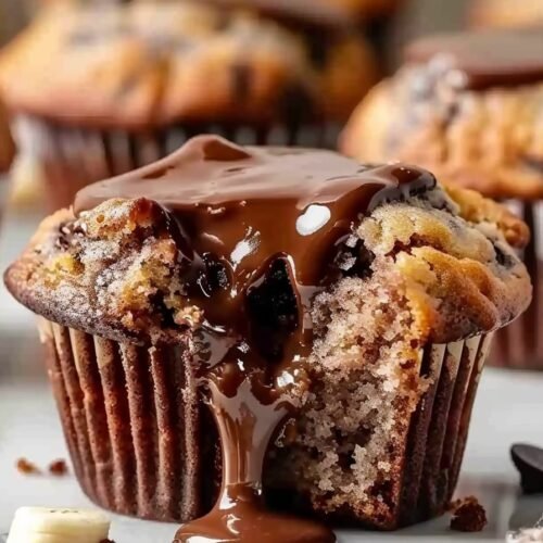 Nutella Banana Muffins An Amazing Ultimate recipe card
