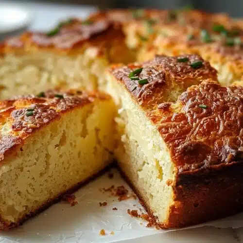 Easy 2-Ingredient Cottage Cheese Bread (High-Protein & Low-Carb) recipe card