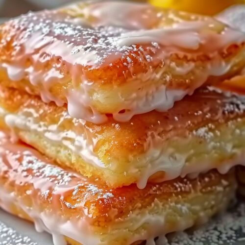 Glazed Buttermilk Beignet Square recipe card