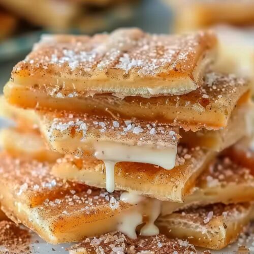 Disney Inspired Churro Toffee recipe card