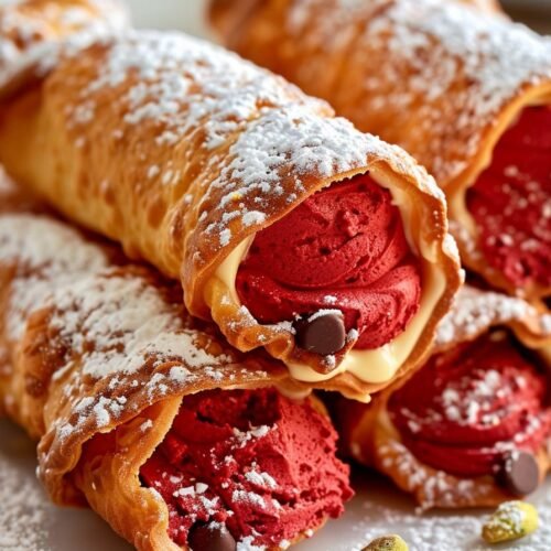 Red Velvet Cannoli – Globnem recipe card