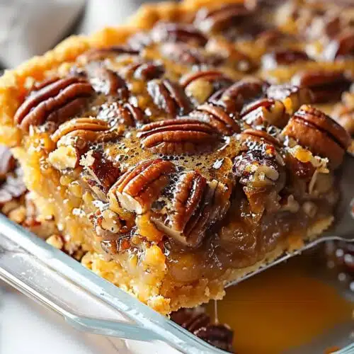 Indulgent Pecan Pie Dump Cake That Will Wow Your Guests recipe card