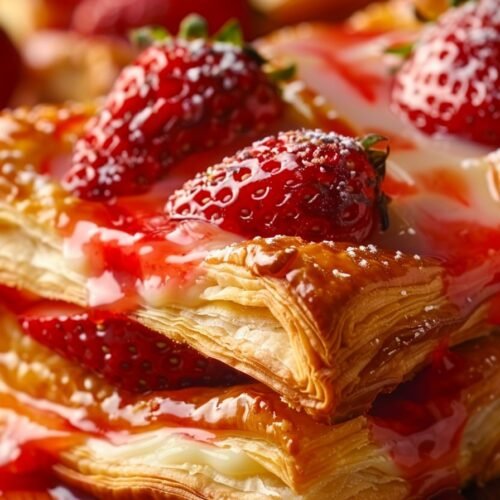 Best Strawberry Danish Pastry recipe card