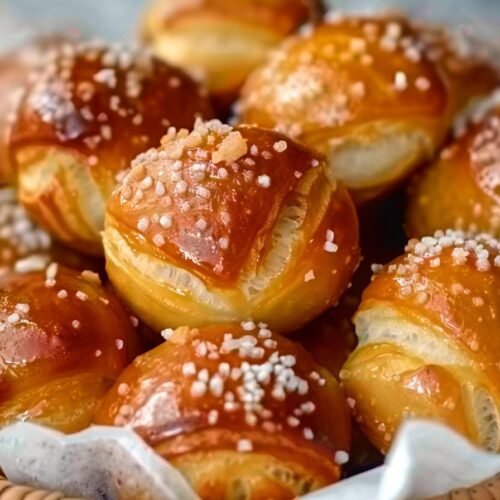 Soft Pretzel Bites recipe card