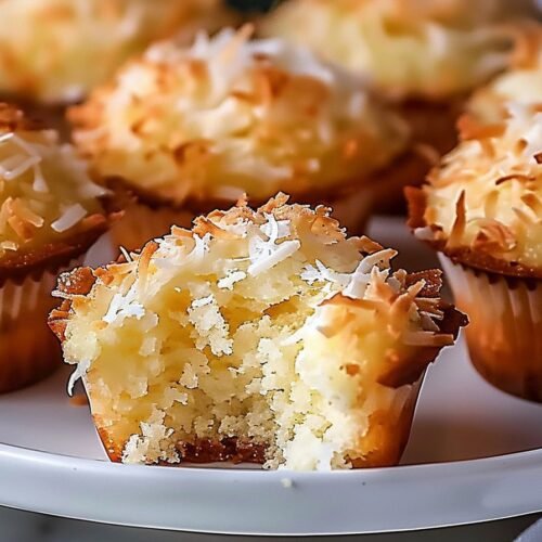 Heavenly Portuguese Coconut Cakes for a Tropical Delight recipe card