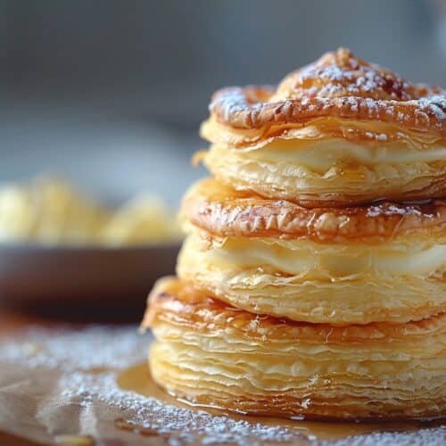 Easy Puff Pastry Cream Cheese recipe card