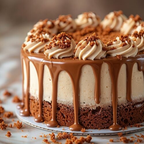 Biscoff Cake recipe card