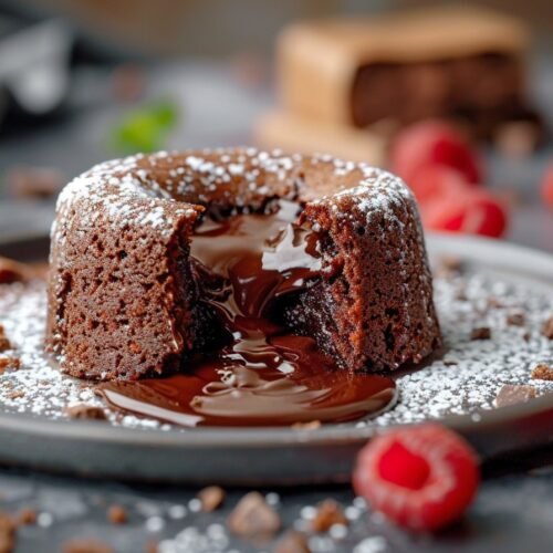 Air Fryer Lava Cake recipe card