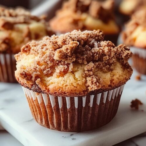 Coffee Cake Muffins with Crumble Magic recipe card