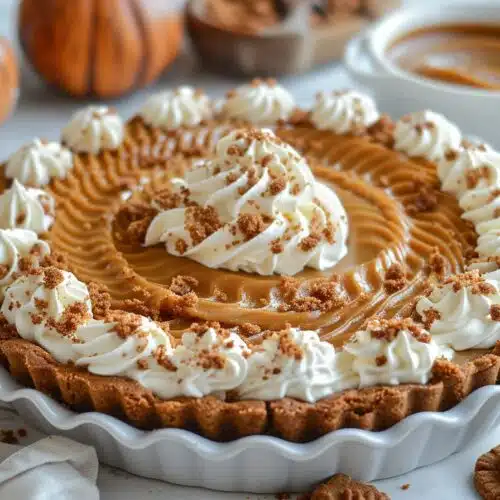Biscoff Pumpkin Pie recipe card