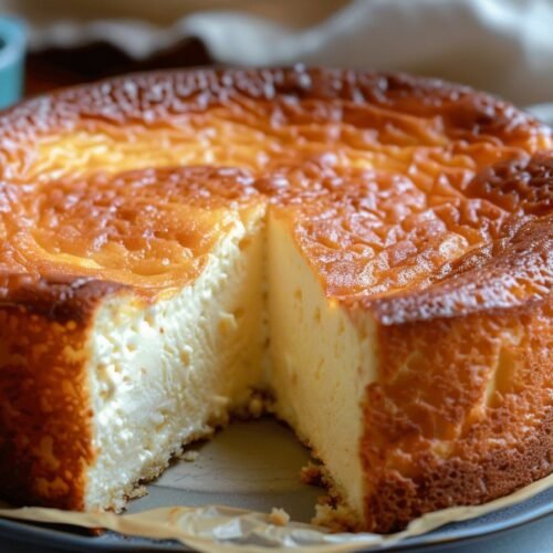 3 Ingredient Creamy Yogurt Cake (No Flour, Butter or Oil) recipe card