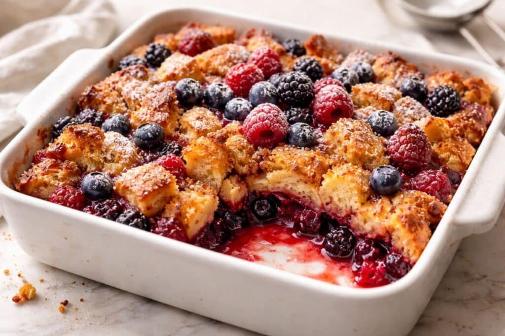 Triple Berry French Toast Casserole featured image