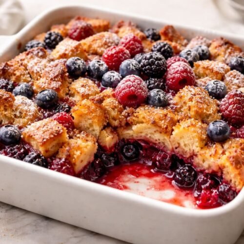 Triple Berry French Toast Casserole featured image