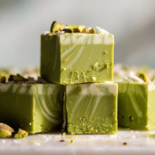 Matcha Fudge recipe card image
