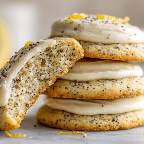 Lemon Poppy Seed Cheesecake Cookies with Fresh Lemon Zest featured image