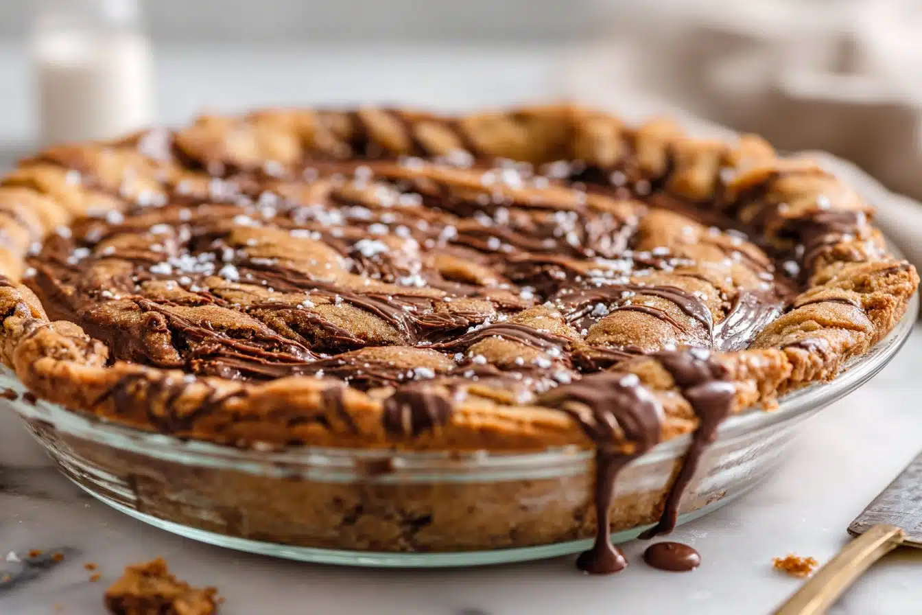 Nutella Cookie Pie A Decadent Delight For Every Occasion recipe card image