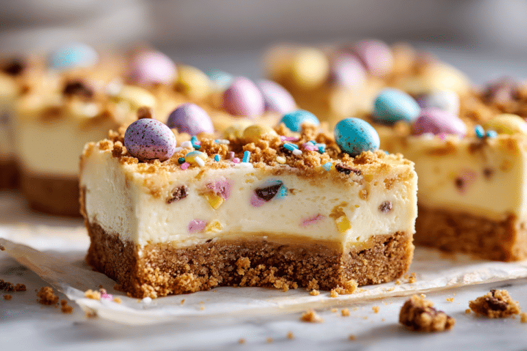 Easter Egg Cheesecake Bars: A Festive No-Bake Delight featured image