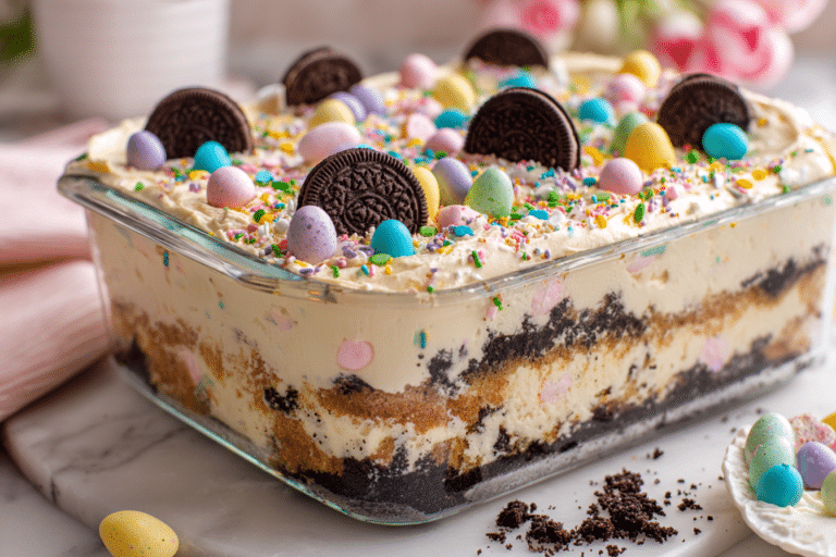 Easter Dirt Cake Casserole