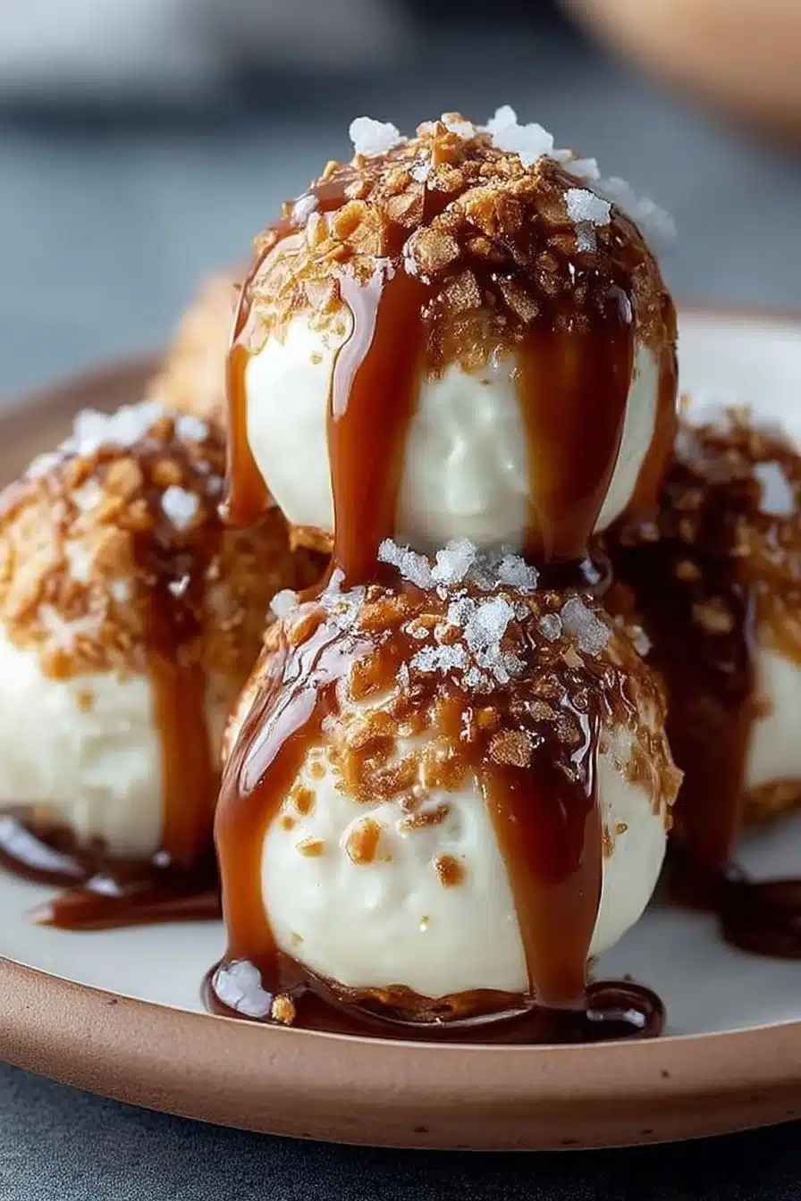 5 Irresistible Salted Caramel Pretzel Cheesecake Balls You’ll Love