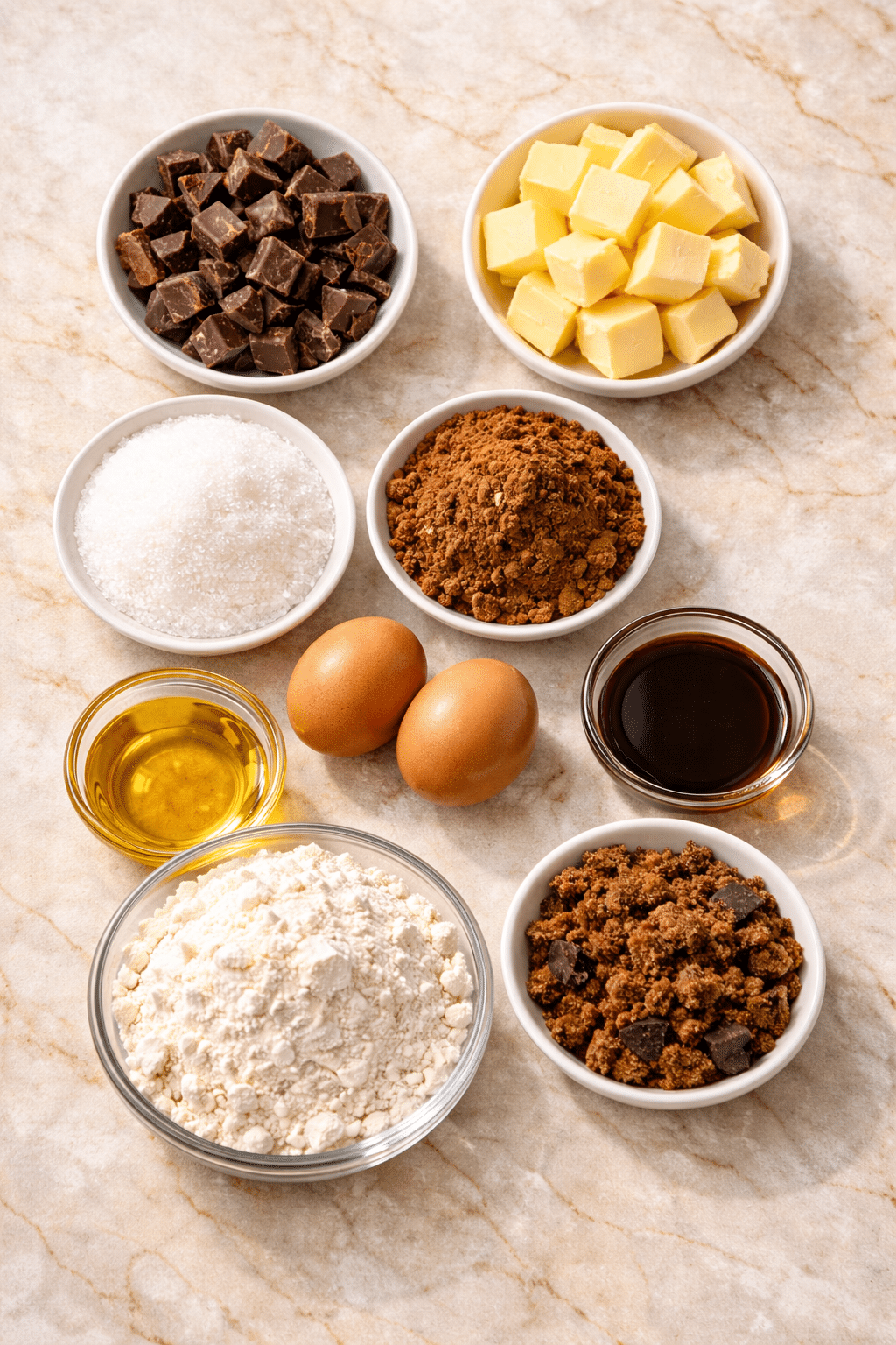 Mini Blackberry Lavender Cheesecakes with Buttery Cookie Crust ingredients image