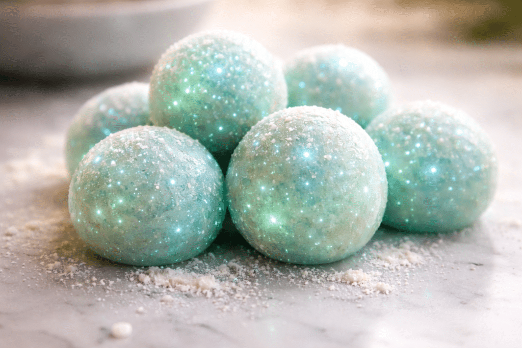 Glowing Bouncy Moon Rocks easy kid friendly recipe featured image