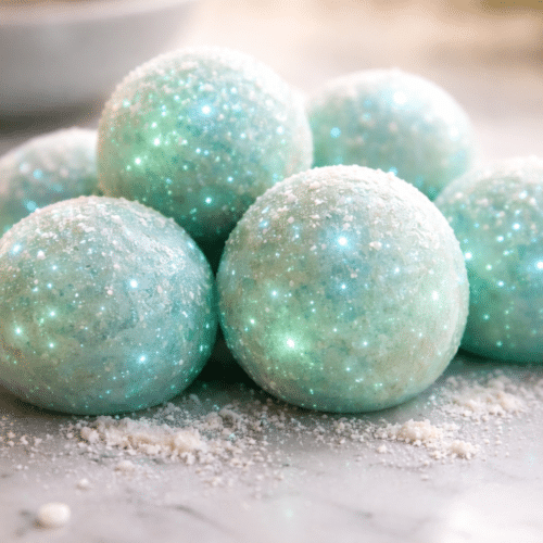 Glowing Bouncy Moon Rocks easy kid friendly recipe featured image