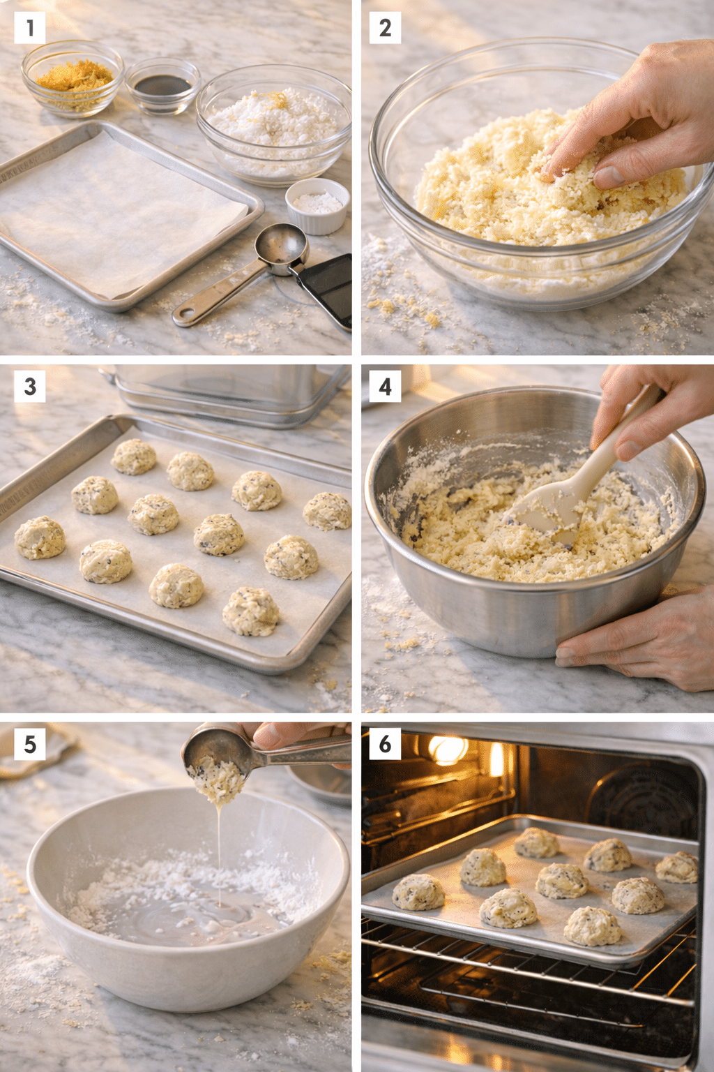 Lemon Poppy Seed Cheesecake Cookies with Fresh Lemon Zest Ingredients Lemon Poppy Seed Cheesecake Cookies with Fresh Lemon Zest ingredients image